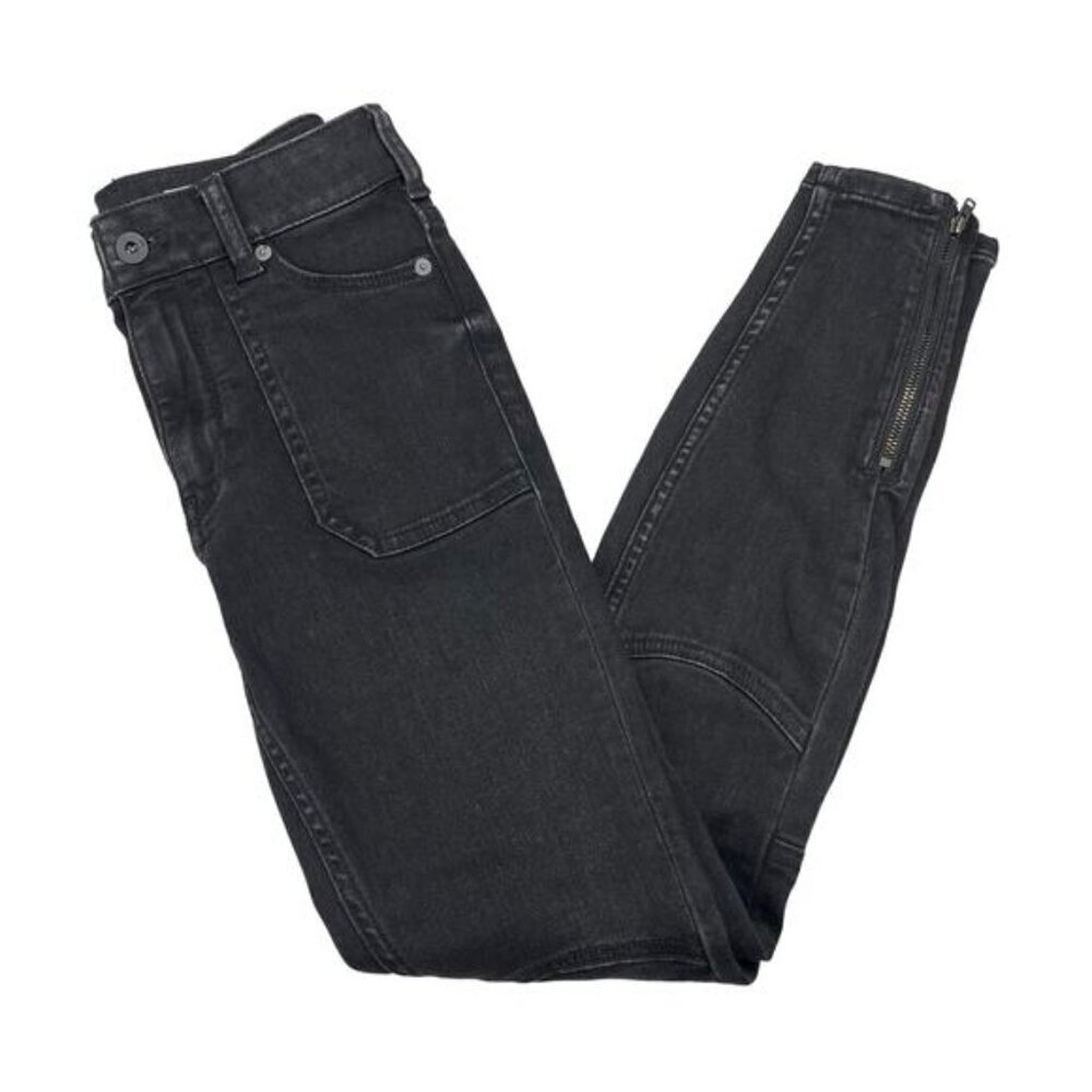 Anthropologie Pilcro And The Letterpress High-Rise Ankle Denim Legging Size 25 - Picture 3 of 8